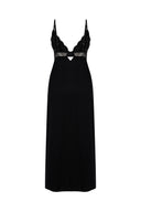 Long Sexy Dress with Lace Detail