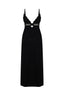 Long Sexy Dress with Lace Detail