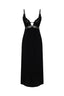 Long Sexy Dress with Lace Detail