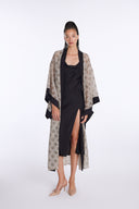 Luxury Long Burnout Kimono