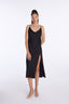 Cowl Neck Long Dress