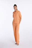 Buttoned Down Shirt with Short Sleeve