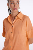 Buttoned Down Shirt with Short Sleeve