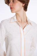 Buttoned Down Piped Shirt