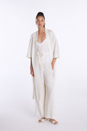 Kimono with Stripe Pattern