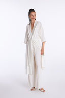 Kimono with Stripe Pattern