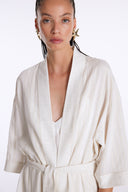 Kimono with Stripe Pattern