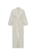 Kimono with Stripe Pattern