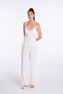 Beach Trousers with Stripe Pattern