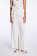 Beach Trousers with Stripe Pattern