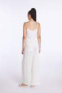 Beach Trousers with Stripe Pattern