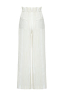 Beach Trousers with Stripe Pattern