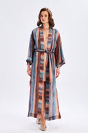 Long Stripy Kimono
