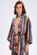 Long Stripy Kimono