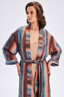 Long Stripy Kimono