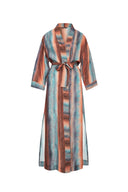 Long Stripy Kimono