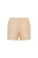 Satin Short With Lace Detail