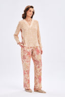 Long Sleeve Floral Blouse