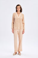 Long Sleeve Floral Blouse