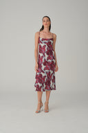 Cowl Neck Long Dress