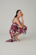 Cowl Neck Long Dress