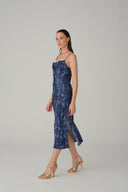 Cowl Neck Long Dress