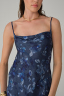 Cowl Neck Long Dress