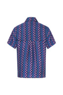 Modern Print Satin Shirt