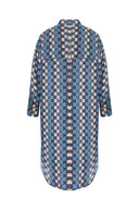 Modern Print Shirt Dress