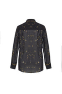 Buttoned Down Shirt With Pipe Detail