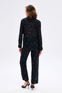 Buttoned Down Shirt With Pipe Detail