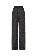 Trousers With Pipe Detail