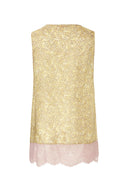 Floral Blouse With Lace Detail