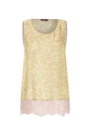 Floral Blouse With Lace Detail